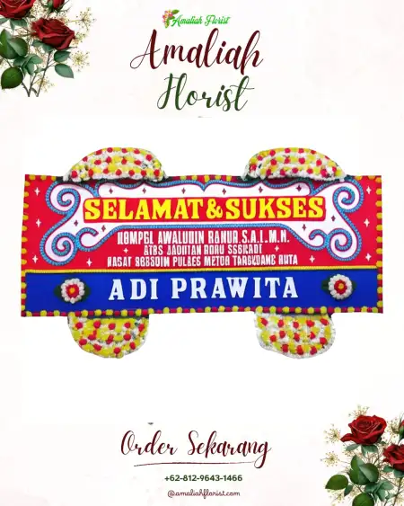 Papan Bunga Ucapan Selamat Karangnangka